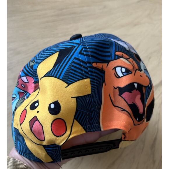 Pokemon Hat 2016 Wrap Around Graphics Snapback Youth Size Baseball Cap One Size - Picture 3 of 11